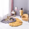 ケネルズペンファッションの創造性葉のハート型ブランケットカーペット夏の子供とペットの猫のマットの快適な家の装飾221128