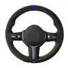 Steering Wheel Covers Black Suede Car Cover For F87 M2 2022-2022 / F80 M3 F82 M4 M5 2014-2022 F12 F13 M6