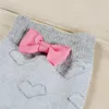 Calzini da donna Fiocco rosa Patchwork Scuola Ginocchio Ricamo Calze da donna adorabili Kawaii Campus Ragazza lunga carina Coscia alta Stockin304h