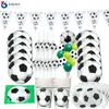 Stoviglie usa e getta 1 set Calcio Calcio Decorazione festa di compleanno Tema Stoviglie Decor Boy 221128