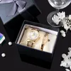 Relojes de pulsera 2 uds Zonmfei marca mujer reloj pulsera collar conjunto joyería femenina moda brazalete de lujo para regalo de San Valentín