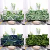 Chair Covers 3D Tropical Leave Sofa Cover Stretch Slipcovers For Living Room Elastic Sectional Couch 1/2/3/4 Seater L Shape Funda