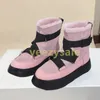 2022 Designer Australia Boots Snow Boots Classic Boom Boots Boots Brown Pink Black Femmes d'hiver Botte de fourrure Full Fur