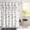 Shower Curtains Curtain For Bathroom With 12 Hooks Polyester Fabric Machine Washable Waterproof