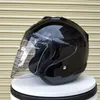 Capacetes de motocicleta abs a motocicleta de capacete elétrica Safety Face Single Len Blue Casque for Mulher/Men Casco