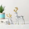 Decoratieve objecten Figurines 2 stks eland herten standbeeld rendier hars sculptuur woonkamer huisdecoratie Noordse tafel ornamenten 221208