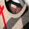 Дизайнерские мужские свитера, высокое качество, мода, черный хаки, пуловер с круглым вырезом, набивной рисунок, эластичные манжеты, сохраняйте тепло осенью и зимой, оптом m l xl xxl xxxl 01