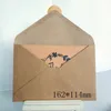 Cartões de felicitações 100pcs Kraft Paper Brown 162114mm envelopes 221128