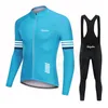 Cykeltröja set set raphaful mens långa ärmar cykeldräkt 19d gel pad byxor höst mtb kläder cykel uniform 221125