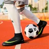 Тушковые туфли Turf Black Men Soccer Kids Cheats Training Football Boots High Angle Sport Sneakers открыто TF размер 33-45 жесткая земля 221125