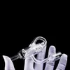 ChinaFairPrice Q010 rökrör Bong Tool Quartz Banger Nail With Carb Cap Round Core 10mm/14mm/18mm Manlig kvinnlig Dab Rig Glass Vatten Bongs Tillbehör