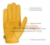 ST601 Motorcykelhandskar getskinn l￤der moto handskar sommar andningsbar motorcykel som rider hela halvfingerhandskar guantes moto