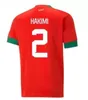 2022 MAROCCO SOCCER Jerseys Senegal Szwajcaria odejdź Hakimi Ziyech Embolo Xhaha Rodriguez Wersja MAILLOT Football Mundus Koszule