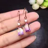 Stud Earrings The Engagement Gift Natural And Real Ametrine Earring 925 Sterling Silver