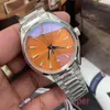 Reloj para hombre de negocios 42mm acero inoxidable 904L impermeable calendario luminoso esfera multicolor watch234R