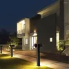 Borne d'éclairage extérieur jardin pelouse lampe étanche paysage voie projecteur rue parc Villa vacances pilier lumière