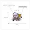 핀 브로치 소금 항아리 짠 자주색 에나멜 크리에이티브 브로치 만화 핀 스페셜 조석 뉴 라벨 데님 배지 6161 Q2 드롭 델 Dhgarden Dhina