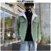 Vestes pour hommes Privathinker hommes automne hiver épaissir chaud vêtements d'extérieur en velours côtelé Hip Hop manteau mâle adolescent veste décontractée coloré 221124