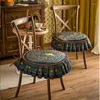 Krzesło obejmują retro amerykańską poduszkę do wydrukowanego aksamitnego domu ekskluzywne poduszki stołkowe krzesła wystrój luksus luksus