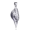 Eagle Head Pendant Necklace Stainless Steel Necklaces Men Punk Fashion Fine Hiphop Jewelry