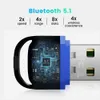 USB Bluetooth Adapter Bluetooth Dongle 5.1 Bluetooth Receiver 5 0 Adapter Mini USB BT Transmitter 5.0 Wireless for PC Computer