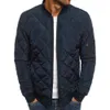 Heren Down Parkas Casual geruit jasje windbreker overjas winterkleding winddichte ritsers mannelijke kleding 221128