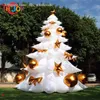 Activités de jeux 4M-8M arbre de Noël gonflable géant arbre de Noël avec des ornements pour la décoration de maison/centre commercial