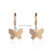 Bandeaux Papillon Collier Boucles D'oreilles Femmes Boucles D'oreilles Chaînes En Or Filles Sautoirs Femmes Pendentif Colliers Bijoux De Mode Cadeau Drop Del Dhugn