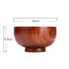 Bowls 1Pc Chinese Style Wooden Round Rice Noodle Bowl Home Restaurant Salad Soup Tableware