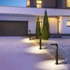 Thrisdar extérieur étanche jardin pelouse lampe 7 forme en aluminium cour pilier lumière Villa paysage voie bornes