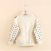 Pullover Spring Autumn Fashion 2 3 4 6 7 8 9 10 11 12 Years Children Outwear Cotton Lace Patchwork Sweatshirt For Kids Baby Girls 221128