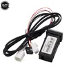 QC3.0 Car Charger Dual USB -порты Quick Charge PDA DVR Adapter Plug Play Cable for Toyota серии автомобилей