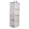 Storage Boxes Hanging Closet Organizer And 4-Shelf Shelves Wardrobe Clothes Organization Closets Shelf