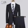 Men's Suits Blazers 8xl Jacket Pants Vest Wedding Men Dress Korean Slims Business 3 Pieces Set Formal Tuxedo Groom 221128