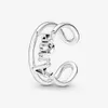 925 Sterling Silver Me Angel Open Ring Fit Pandora Sieraden Betrokkenheid Liefhebbers Modering voor vrouwen