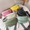 Сумки для талии мода Женщины PU Кожаная цепная цепочка Fanny Pack Designer Banana Crossbody Belly Band S 221125