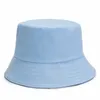 Brede rand hoeden emmer op maat gemaakt ontworpen heren en dames dubbelzijdige hoed printen zomer casual schaduw teamadvertising cap 221125