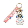 Keychains Soft Lim Astronaut Astronaut's Panda Car Pendant Bag Hanging Decoration Men's and Lady Keychain