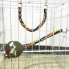 Other Bird Supplies Toys Hanging Multicolor Rope Type For Bungee Toy Calopsita Parrot Pet s 221128