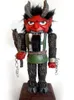 زخارف الحديقة Krampus Nutcracker Puppet الأوروبية الراتنجات الحرف Ngau Tau الوجه البشري Nutcracker عيد الميلاد غرفة المعيشة هدية 221126