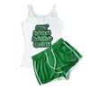 Women Tracksuits Two Piece Set Designer Sexy Letters Pattern Printed Suspender Shorts Set Yoga Shorts Set 16 Colours