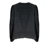 Wo Brand Designers Black Tweed for Women Vintage Pockets Wool Winter Coat Femme Korean Fashion Streetwear 221129