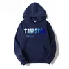 Hoodies voor heren Sweatshirts TRAPSTAR Trainingspak Merk bedrukt Sportkleding Heren 18 kleuren Warm Tweedelige set Losse hoodie sweatshirt Broekset Hoodie Joggen 221128