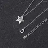 Pendant Necklaces Star For Women Aesthetic Kpop Gold Color Collarbone Choker Chain On The Neck Jewellry Christmas Jewelry N306