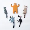 Lovely Animal Fridge Hook Key Wall Crochet Holder Removable Kitchen Hooks Home Decor Keys Holders Can Washed Walls Hooks zxf64