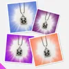 Pendant Necklaces Wholesale 10 Lock And Skull Necklace 3D Die-cast Alloy Hip Hop Retro European American Accessories