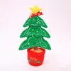 دمى Plush Dancing Tree Christmas Repring Talking To Toy Toy Toys يمكن أن تغني سجلًا في وقت مبكر التعليم هدية مضحكة PR 221129