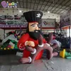 Personnage de pirate gonflable géant personnalisé de 10 pieds de haut/faire exploser une grande réplique de pirate pour les sports de jouets de fête d'événement