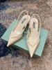 Sandali Sandali con tacco alto da donna punta aperta sandali estivi con tacco spesso designer in pelle di grandi dimensioni moda sexy abbigliamento formale elegante temperamento scarpe da ufficio-0002
