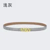 Belts Leather Belt Ladies Jeans Fashion All-match Simple Ins Style Decoration Black Casual Korean Thin Designer Brand